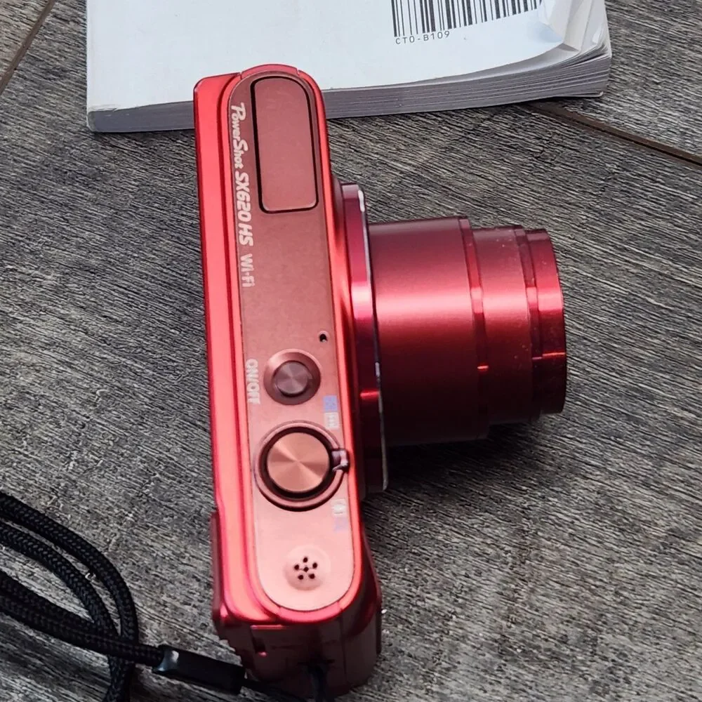 Canon PowerShot SX620 HS Red Camera 20.2MP 25x Wi-Fi 3